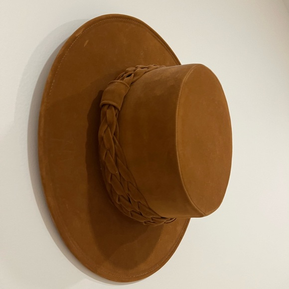 SOLD ASN Braided Boater Hat Anthropologie - Picture 1 of 6